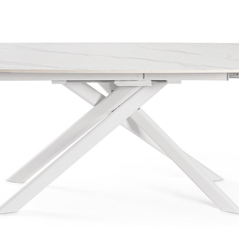 Stół jadalniany JOAKIM White/Black 160-240X90