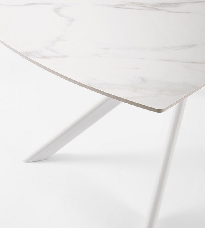 Stół jadalniany JOAKIM White/Black 160-240X90