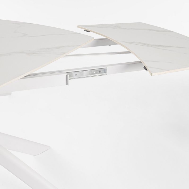 Stół jadalniany JOAKIM White/Black 160-240X90