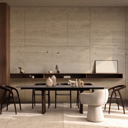 Stół jadalniany MAILIS WALN/GREY  180/220/260x90x76h