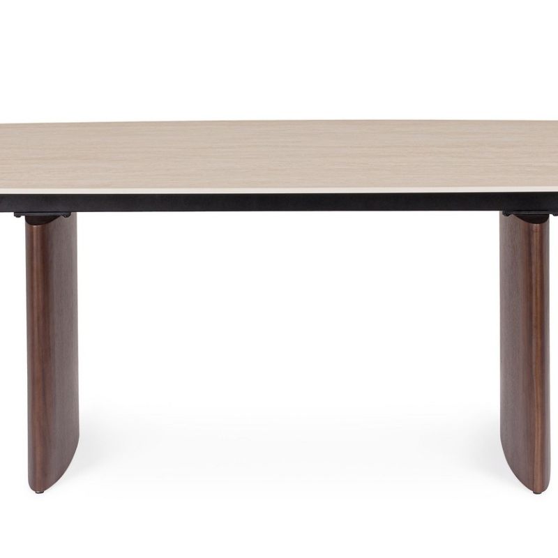 Stół jadalniany MAILIS  WALN/TRAV. 180/220/260x90x76h