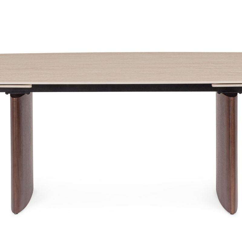 Stół jadalniany MAILIS  WALN/TRAV. 180/220/260x90x76h