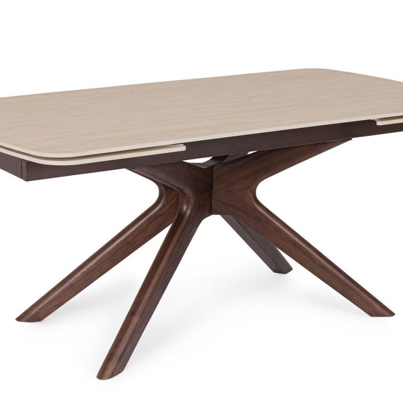 Stół jadalniany MARITTA WAL/TRAV  170/210/250x90x76h