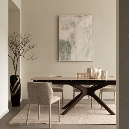 Stół jadalniany MARITTA WAL/TRAV  170/210/250x90x76h