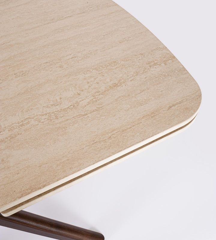 Stół jadalniany MARITTA WAL/TRAV  170/210/250x90x76h