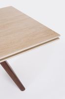 Stół jadalniany MAIKKI WALN/TRAV 200/300X100