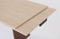 Stół jadalniany MAIKKI WALN/TRAV 200/300X100