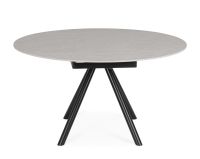 Stół jadalniany RAUNI Ø87/135 L.GREY/ GREY