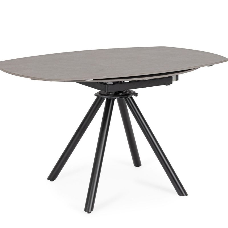 Stół jadalniany RAUNI Ø87/135 L.GREY/ GREY