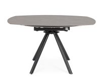 Stół jadalniany RAUNI Ø87/135 L.GREY/ GREY