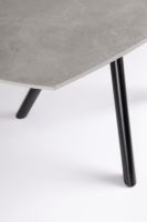 Stół jadalniany RAUNI Ø87/135 L.GREY/ GREY