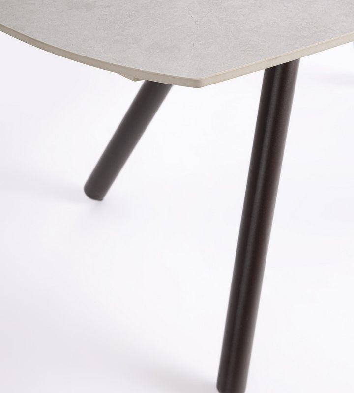 Stół jadalniany RAITA 119/178x89,4 RUST+L.GREY/ WHITE