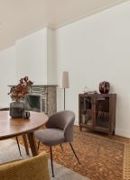 Krzesło GEISEN GREY/DARK TAUPE