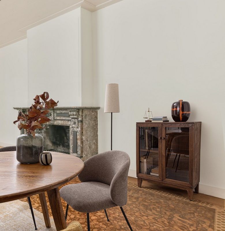 Krzesło GEISEN GREY/DARK TAUPE