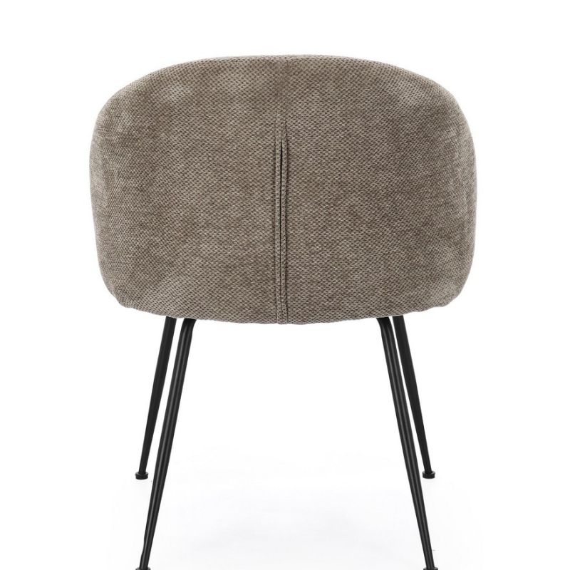 Krzesło GEISEN GREY/DARK TAUPE