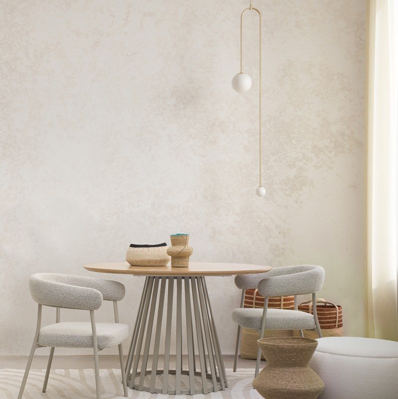 Krzesło GIAELE WARM GREY/BLACK TAUPE