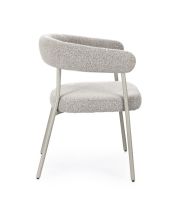 Krzesło GIAELE WARM GREY/BLACK TAUPE