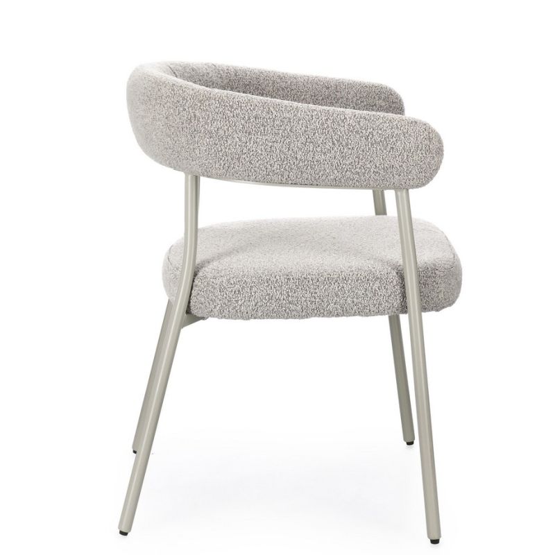 Krzesło GIAELE WARM GREY/BLACK TAUPE