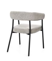 Krzesło GIAELE WARM GREY/BLACK TAUPE