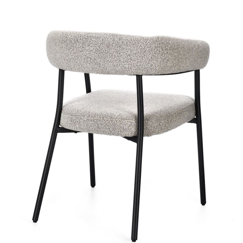 Krzesło GIAELE WARM GREY/BLACK TAUPE