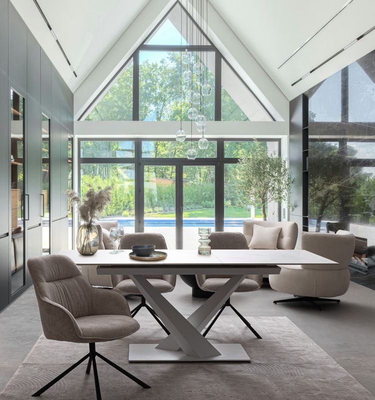 Fotel obrotowy GONNIE ECRU/GREY