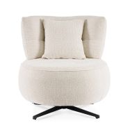 Fotel obrotowy GONNIE ECRU/GREY