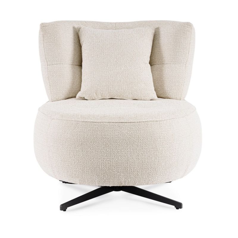 Fotel obrotowy GONNIE ECRU/GREY