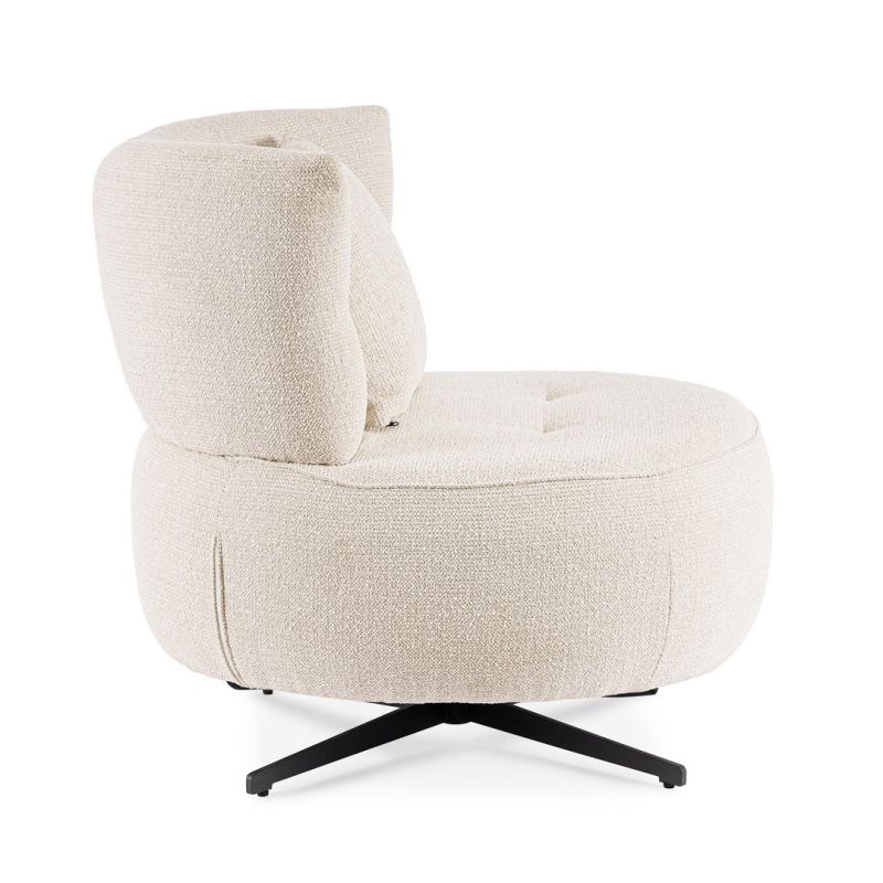 Fotel obrotowy GONNIE ECRU/GREY