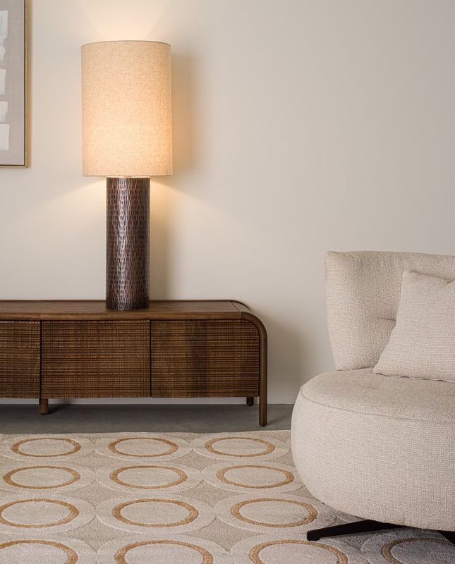 Fotel obrotowy GONNIE ECRU/GREY