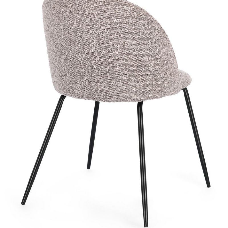 Krzesło obiadowe TANYA BLACK/MINK