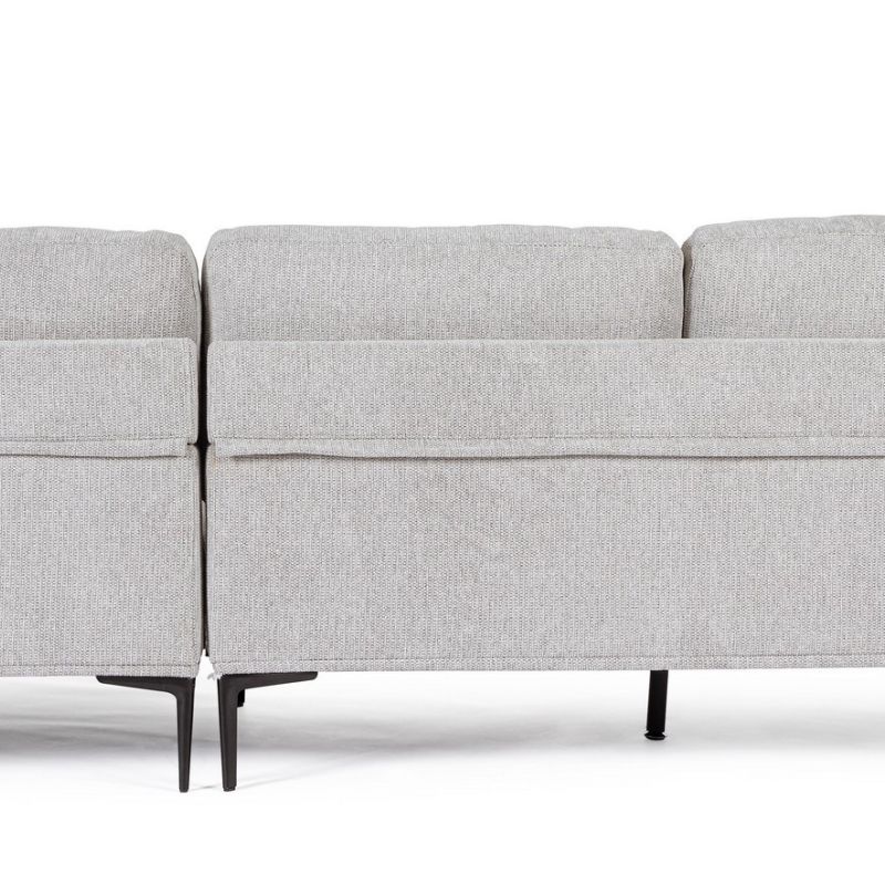 Narożnik z szezlongiem WASHINGTON GREY