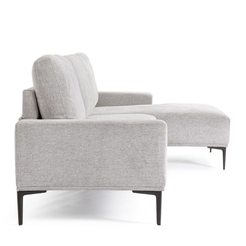 Narożnik z szezlongiem WASHINGTON GREY