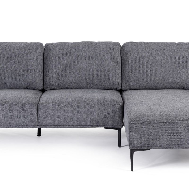 Narożnik z szezlongiem WASHINGTON GREY