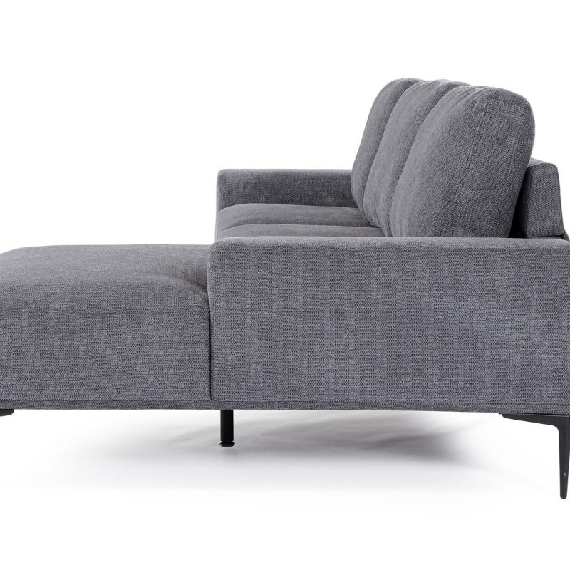 Narożnik z szezlongiem WASHINGTON GREY