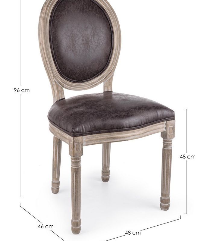 Krzesło obiadowe MATHILDE DARK