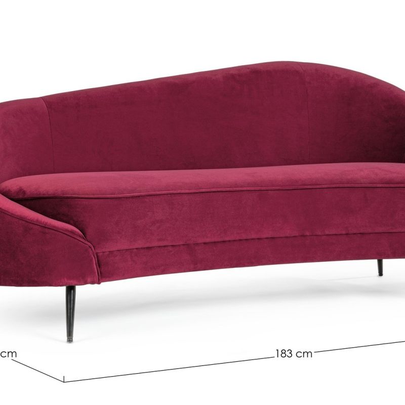 Sofa dwuosobowa SERAPHIN WINE/DEEP