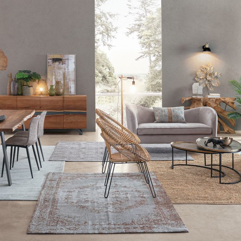 Sofa dwuosobowa CANDIS LIGHT GREY