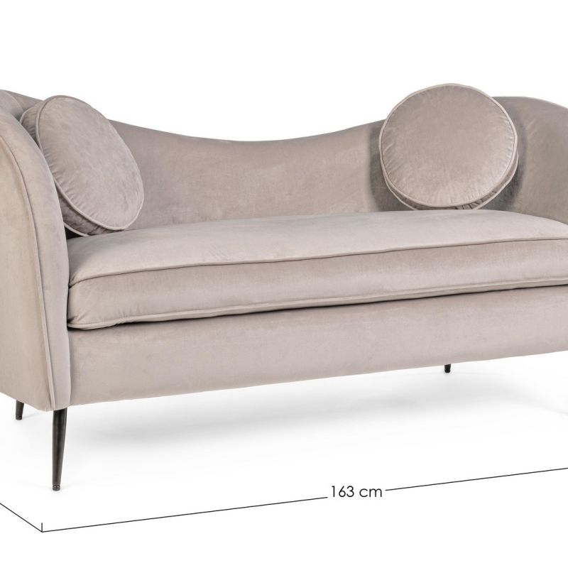 Sofa dwuosobowa CANDIS LIGHT GREY