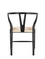 Krzesło obiadowe ARTEMIA BLACK/ NATURAL