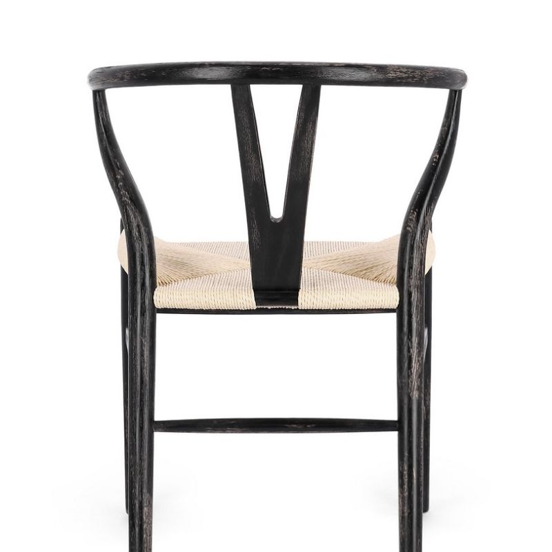 Krzesło obiadowe ARTEMIA BLACK/ NATURAL