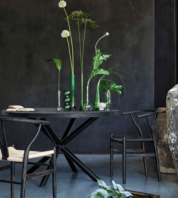 Krzesło obiadowe ARTEMIA BLACK/ NATURAL