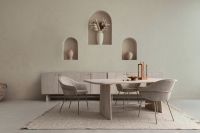 Krzesło CASSIDY WARM/BLACK GREY