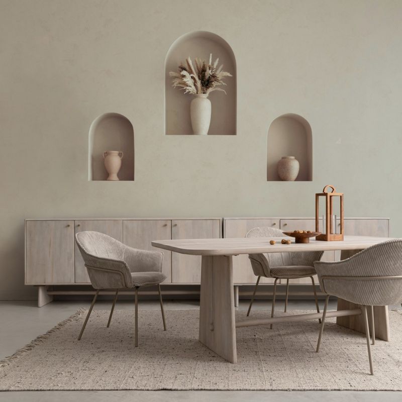 Krzesło CASSIDY WARM/BLACK GREY