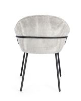 Krzesło CASSIDY WARM/BLACK GREY