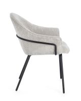 Krzesło CASSIDY WARM/BLACK GREY