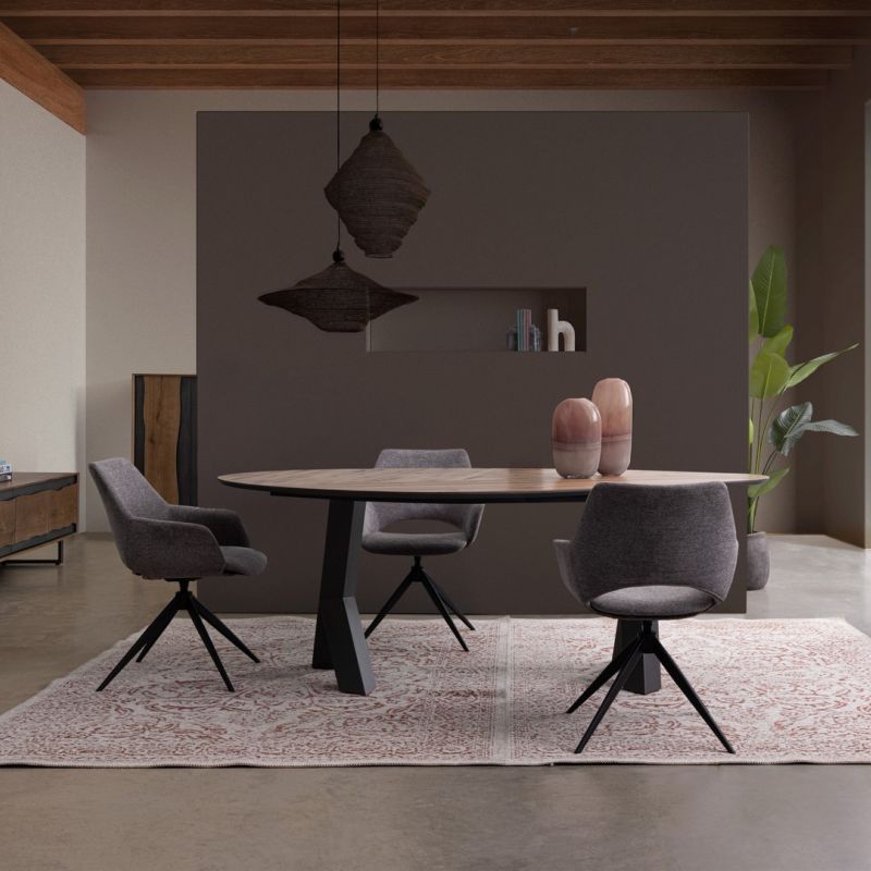 Krzesło obrotowe VIVIAN GREY/MOON