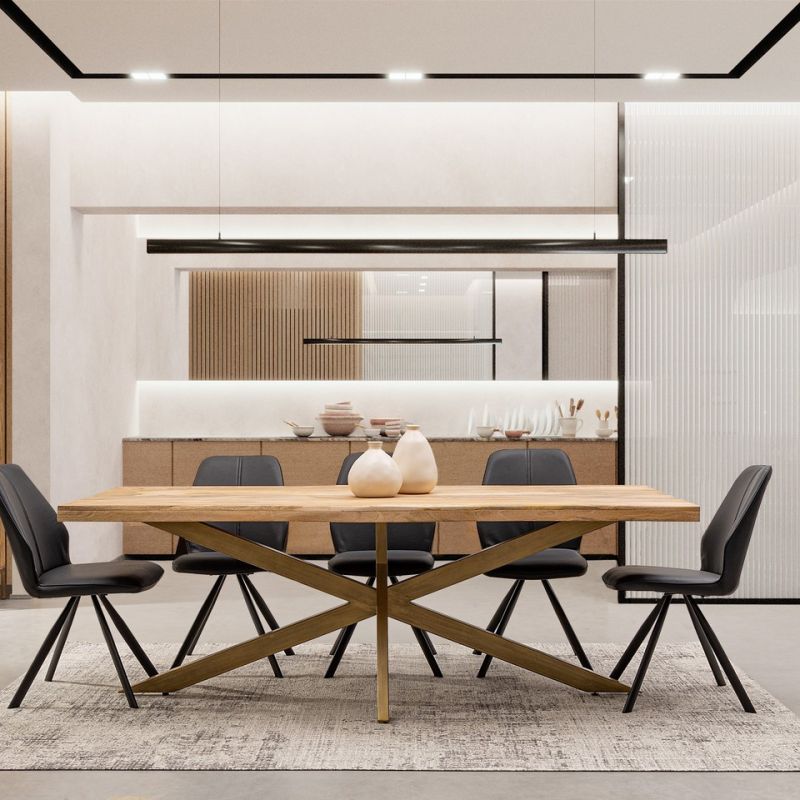 Stół jadalniany JAIDEV 220x100x77h