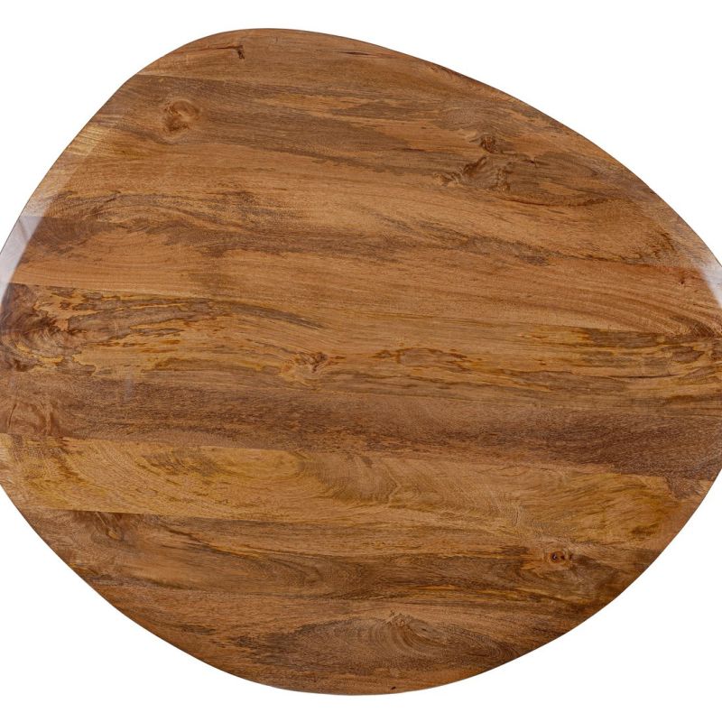 Stół jadalniany STANLEY  Φ140x 76h BLACK/BROWN