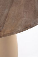 Stół jadalniany STANLEY  Φ140x 76h BLACK/BROWN