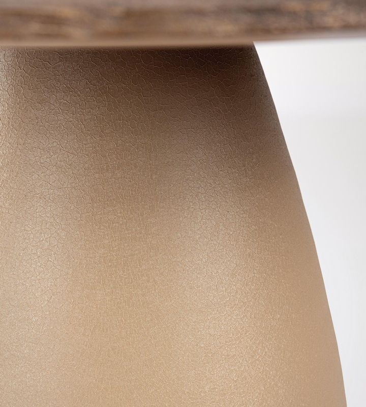 Stół jadalniany STANLEY  Φ140x 76h BLACK/BROWN